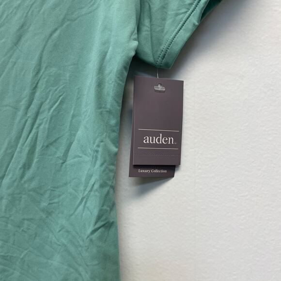 Auden Women's Luxury Collection 4 Way Stretch Short Sleeve Bodysuit Tidal Flow M - Picture 4 of 6